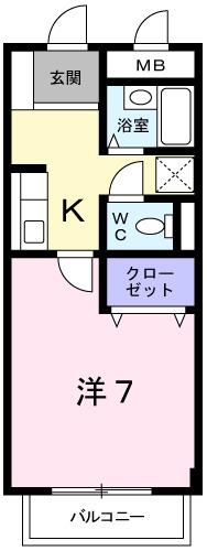 ウインズ長池（101） 間取り図画像