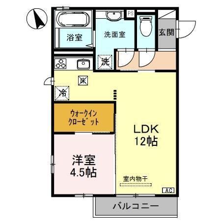アムール（103） 間取り図画像