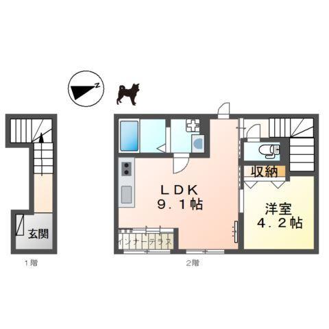 サンカーサ 間取り図画像