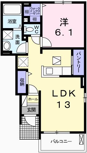 ジュネス青山（104） 間取り図画像