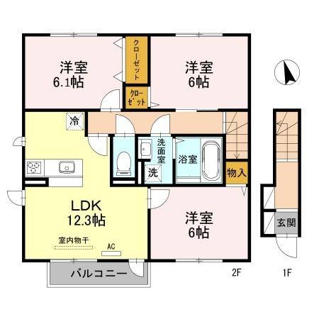 Dream御立東（201） 間取り図画像