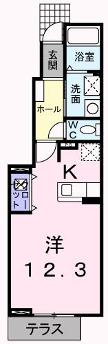 エレガント・カーサ（102） 間取り図画像