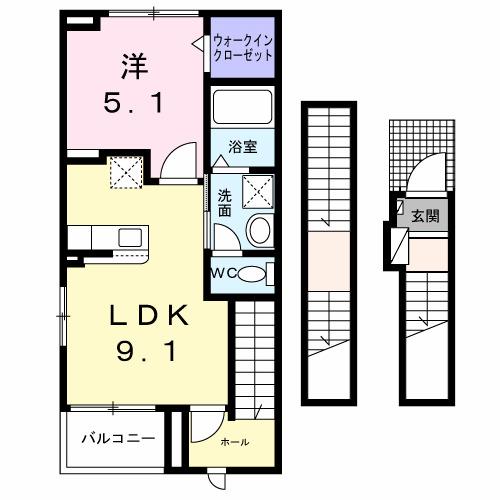 ベル・ステラ（303） 間取り図画像