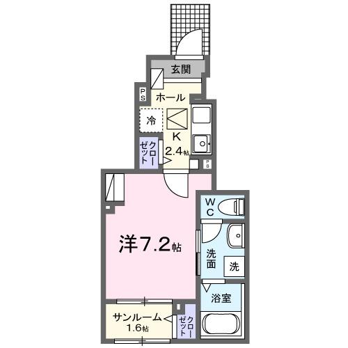 ベル・ステラ（102） 間取り図画像