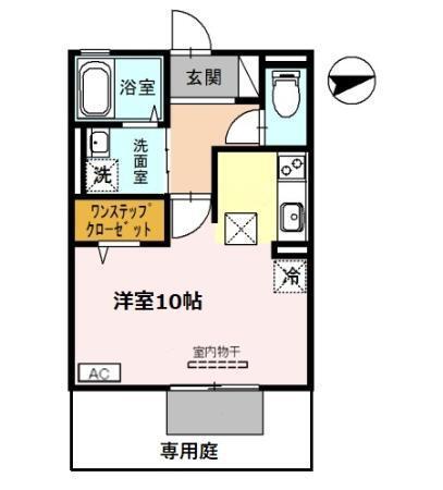 ジュネス清水（102） 間取り図画像