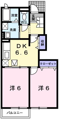 トゥルーブルー赤穂（103） 間取り図画像