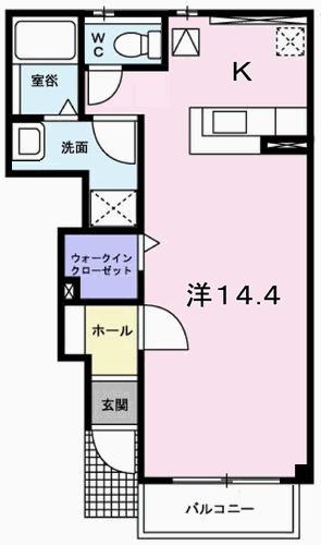 カイルア（103） 間取り図画像