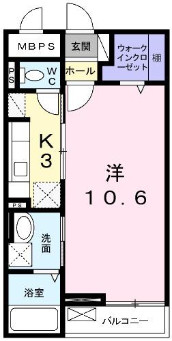エスペランサ白鷺（103） 間取り図画像