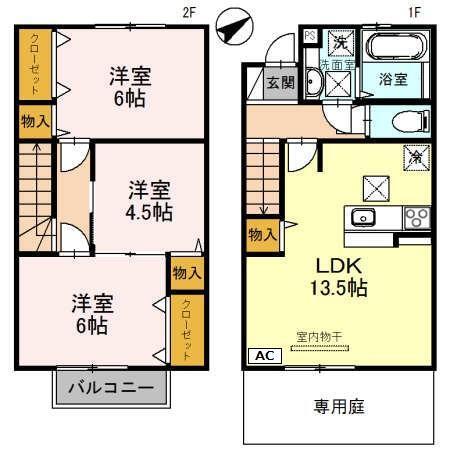 アネックス憩（103） 間取り図画像