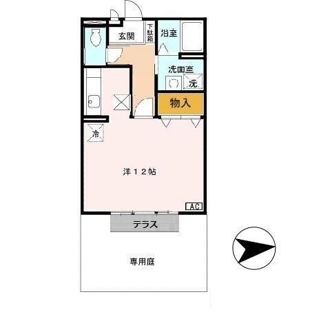 グレイスフル土山東（102） 間取り図画像