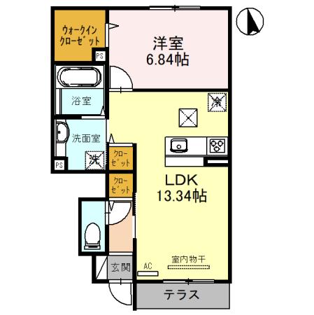 アルコバレーノ（105） 間取り図画像