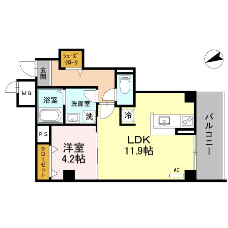 パラストＫＳ（202） 間取り図画像