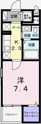 ブルーベル（103） 間取り図画像