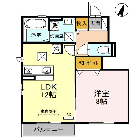 シェルメゾン（105） 間取り図画像