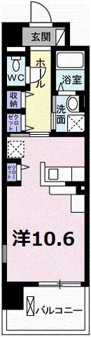ポーシェガーデン３（505） 間取り図画像