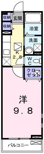 サン　クレメントＢ（101） 間取り図画像