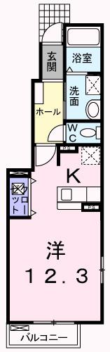 アクシス（101） 間取り図画像