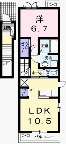 スーリヤ（201） 間取り図画像