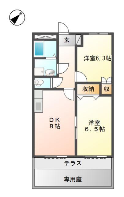 ラルーナ 間取り図画像
