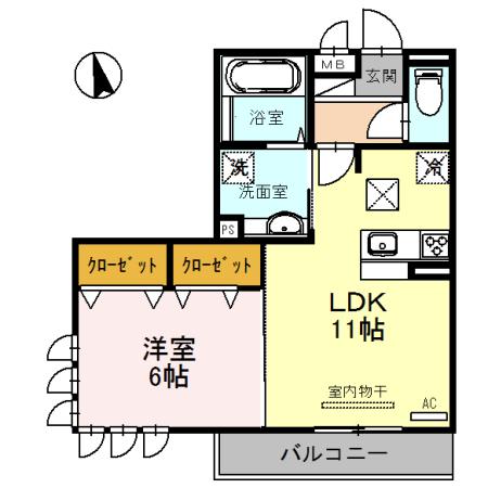 ル　ソレイユ（101） 間取り図画像