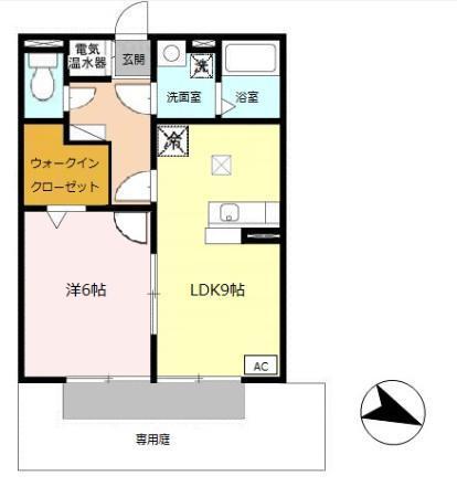 サーフェイス夢前川（101） 間取り図画像