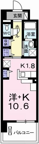 ポーシェガーデン５（302） 間取り図画像