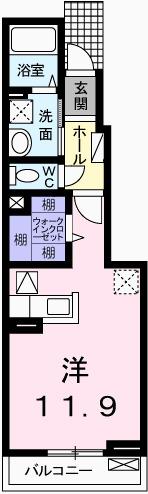 エクセラン則直Ⅳ（104） 間取り図画像