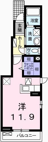 プランドール　Ⅰ（101） 間取り図画像