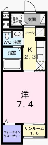 ブリーズコート城北（102） 間取り図画像