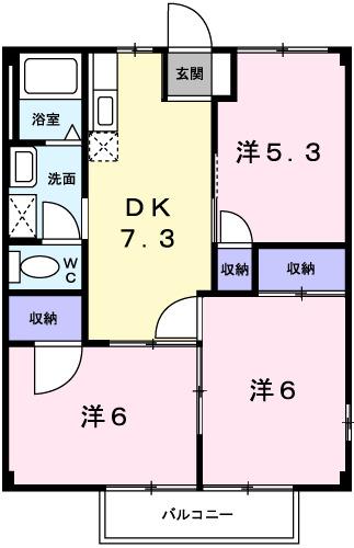 ニューシティー勢田（201） 間取り図画像