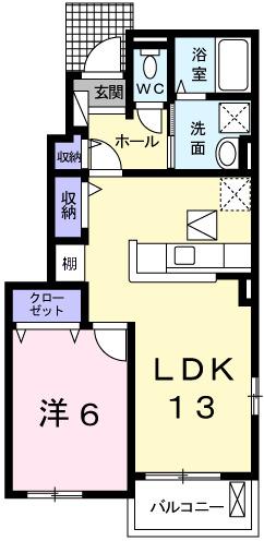 ラッフィナート・リアンＢ（101） 間取り図画像
