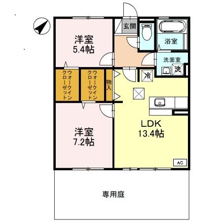 ダンディライオン（102） 間取り図画像