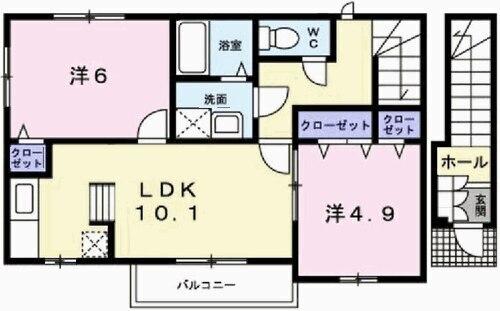 エクセラン國木Ⅰ（201） 間取り図画像