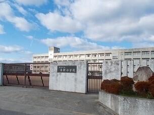 余部小学校：100m