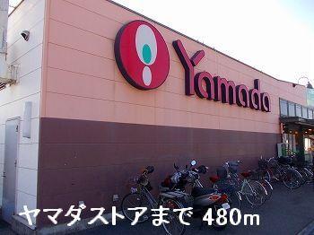ヤマダストア：480m
