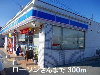 ローソンさん：300m