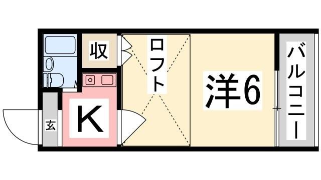 メゾンビーチ 間取り図画像