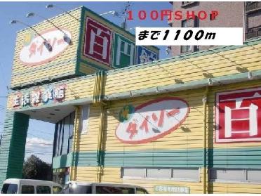 ダイソー：1100m