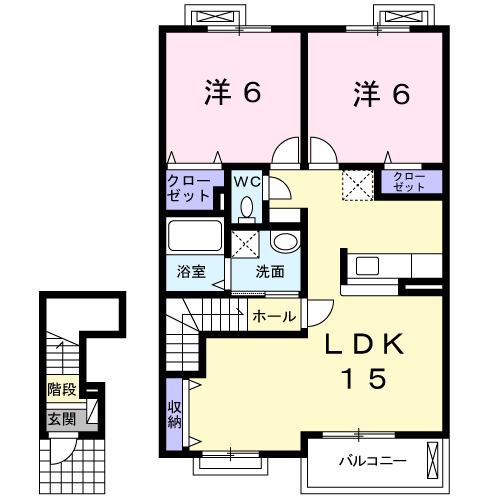 ラポールアネックスⅠ（202） 間取り図画像