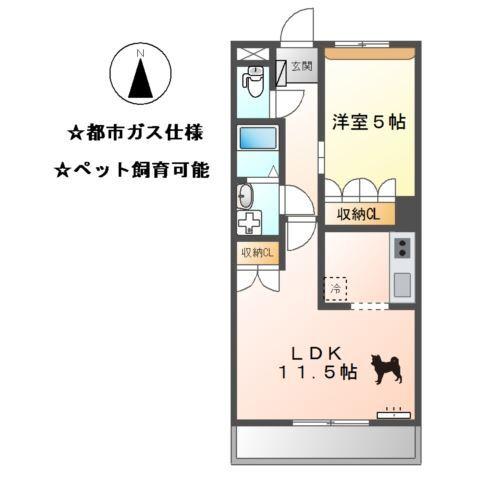 ディア・ヴェルジェ 間取り図画像