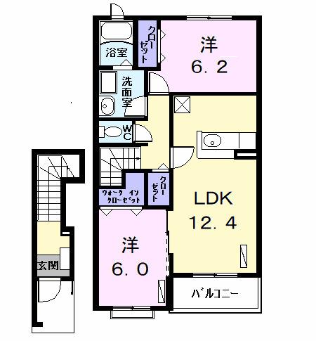 カルムメゾン（202） 間取り図画像