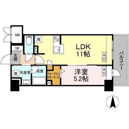 ウインナーワルツ名駅（602） 間取り図画像
