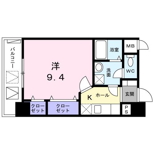 グレイスあらかわ（701） 間取り図画像