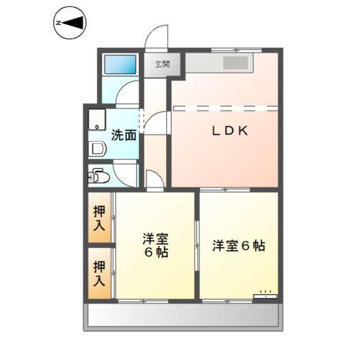 Ｊハピネス 間取り図画像