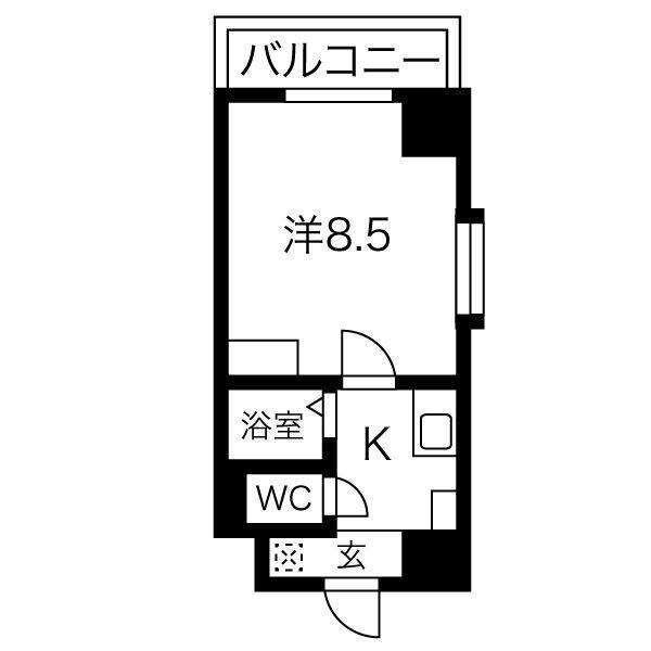ルミナス名駅（701） 間取り図画像