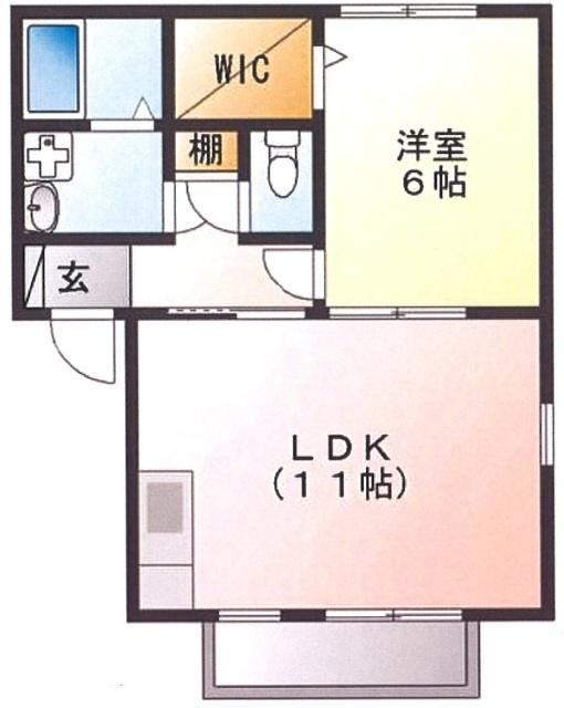 間取りは反転タイプとなります。
