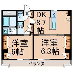 メゾン幅下（302） 間取り図画像