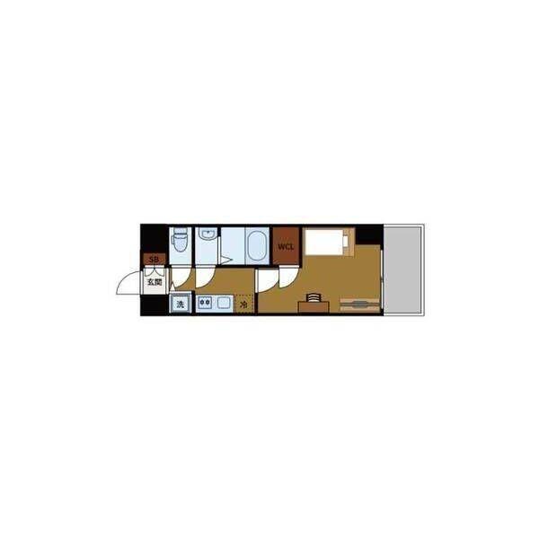 エスリード名古屋STATION CENTRAL（603） 間取り図画像