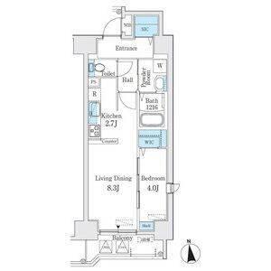 プレイズシード浄心（305） 間取り図画像