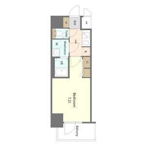 S-RESIDENCE名古屋菊井aline（1301） 間取り図画像